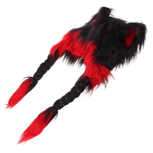 Bonnet en peluche chat mignon pour vos soirées Halloween et fête