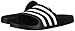 adidas Women's Adilette Aqua, White/Black, 9 M US