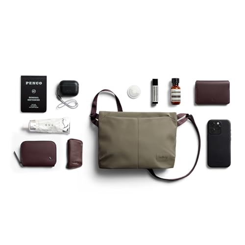 Image of Bellroy Laneway Sacoche (versatile crossbody bag /side bag that sits flat, slimline travel pouch for passports)