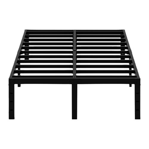 UNITED FLAMES 18 Inch Metal Bed Frame, Platform...