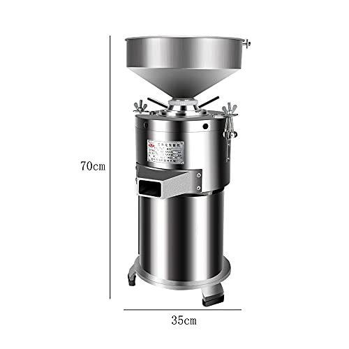 Machine à beurre d'arachide commerciale - 1100 W - Moulin à noix électrique - Moulin à sésame à grande vitesse - Dispositif de broyage en acier inoxydable - 2850 tr/min - Pour restaurants et