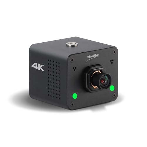zowietek Caméra Box POV 4K NDI|HX3 Native PoE, autofocus, Sortie SDI/HDMI/UVC, Streaming RTSP/RTMP(s)/SRT sans PC, Ultra compacte, Objectif Interchangeable, contrôle...