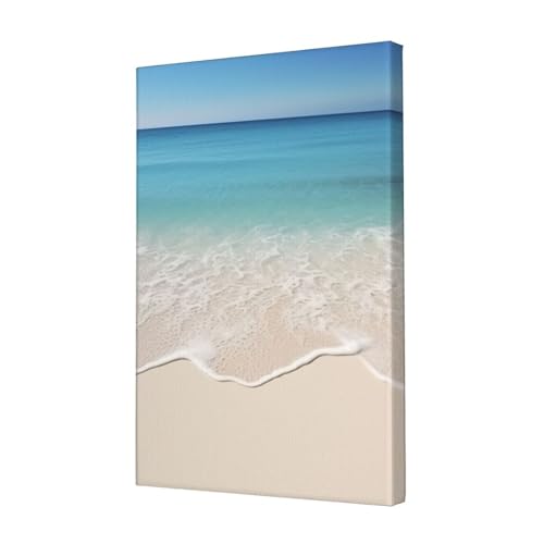 Toile de plage et sable clair pour une esthétique de chambre zen