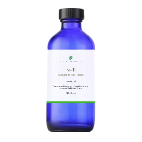 Slk Aroma, No. 11 Hotel Scented Aroma Oil, Ultra-Luxe Home Fragrance Oil For Waterless Diffusers And Essential Oil Diffusers. Bergamot, Black Tea, Amber, Freesia, Cedar, Musk, Essential Oil Blend #TOP6
