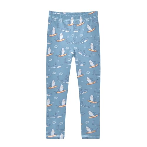 Sharks Surfboards P Girls Leggings Athletic Pants Tights Stretch Bottom