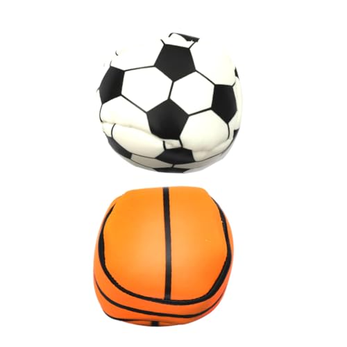 BESTonZON Leather Sandbags 12 Pack Boys and Girls Football Basketball Toys Hand Sewn for Family Outdoor Games