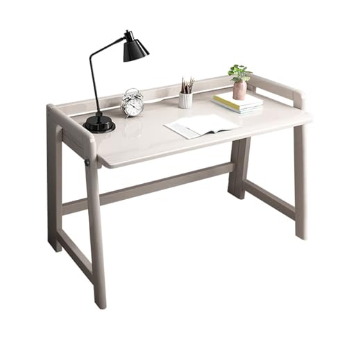 Structure trapézoïdale robuste table pliante blanche multitâche