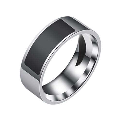 Holibanna NFC Finger Ring Smart Ring Wearable Connect Device Rings for Smartphone Cell Phone - Black(6)