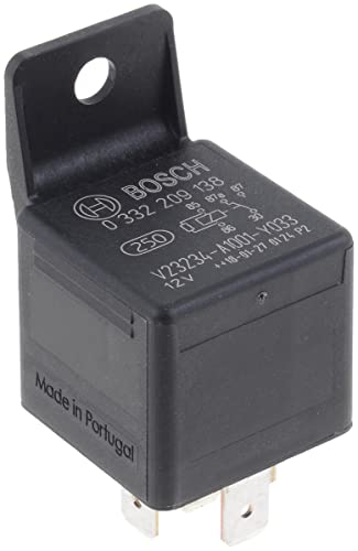 Price comparison product image Bosch 0332209138 Mini Relay 12V 30A,  IP5K4,  Operating Temperature from -40 Degree to 100 Degree C