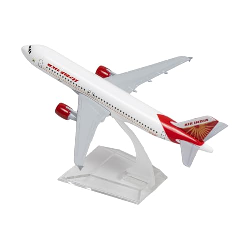 Image of Air India Airlines, diecast, Metal Aeroplane Scale Model Office only for Display, Size -16 cm-A320 ((Air India)