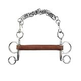 Equine Smile ES0230 JW Leder Pelham Stangengebiss Edelstahl 21mm, 12.5 cm