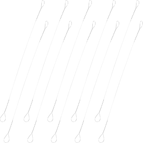 FOMIYES Filo Metallico per Tagliare Formaggio e Burro, 10 Pezzi in Acciaio Inossidabile Resistenti, Utensile da Cucina per Affettatrice, Conservabile in Cassetto