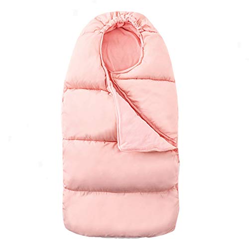 FREEDL Saco De Dormir Térmico Universal para Bebé,Saco Silla Paseo Invierno, Saco para Cochecito Bebe Antideslizante, Cálido Suave Saco De Dormir Multifuncional para Bebé 0 a 18 Meses 90cm Rojo