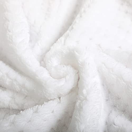 Exclusivo Mezcla Waffle Textured Fleece Baby Blanket, Soft And Warm Swaddle Blanket, Infant, Newborn, Toddler And Kids Receiving Blankets For Crib Stroller (Off White, 40X50 Inches) #TOP6