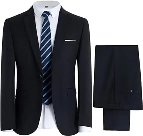 Burgundy Men Suit 2 Pieces Slim Notched Lapel Simple Button Formal for Wedding Groom Party Banquet Jacket with Pants2