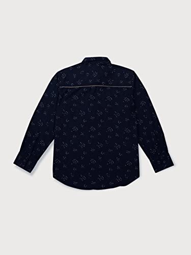 Image of Gini & Jony Boys Printed Cotton Full Sleeves Regular Fit Shirt