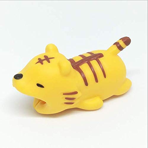 Ladud BHT_2 Protector de línea de Datos de Forma Animal——Tigre, Unisex-Adult, Color, One Size Cover