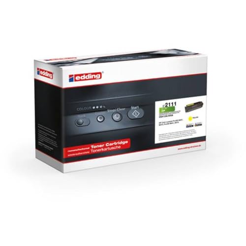 edding Tóner EDD 2111 sustituye a HP 305A (CE412A) – Amarillo – 2600 páginas