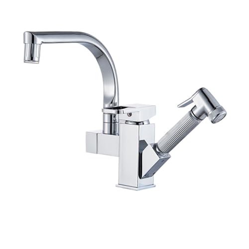 Robinet de cuisine extractible avec mitigeur en laiton ZR98US