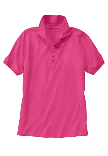 Woman Within Plus Size Perfect Short-Sleeve Polo Shirt4