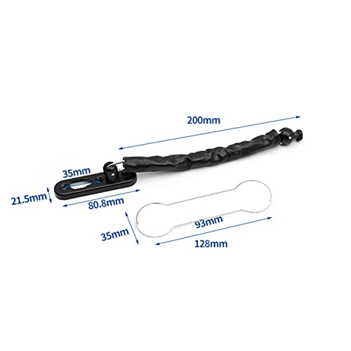 Chaîne de vol KmoNo pour sécuriser une porte en bois épaisse - 5