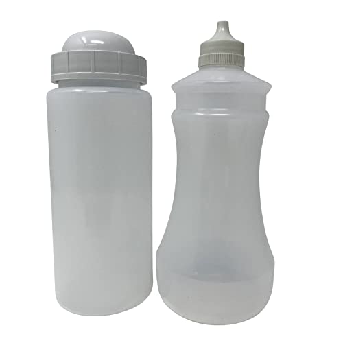 HTUK Plastic Salt & Vinegar Shaker Set – Ideal for Fish and Chip Shops, Takeaways, and Cafes