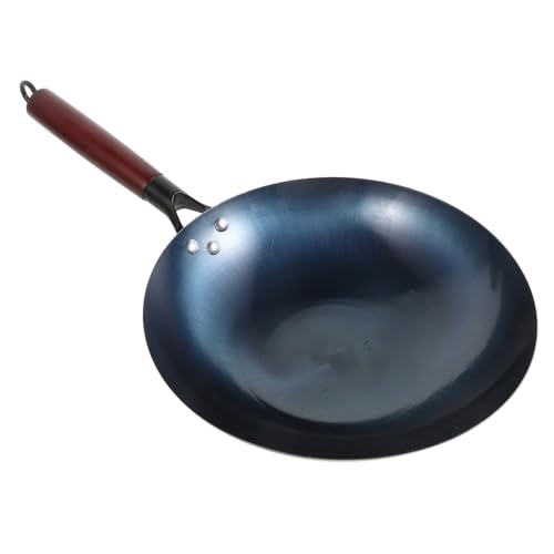 Wok tradicional pequeño hierro con antiadherente Ciieeo miniatura 1