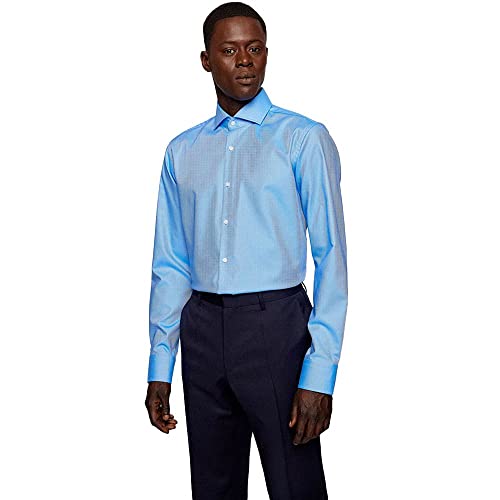 Chemise BOSS P-Joe en taille 40, l'excellence des finitions à manches longues