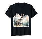 lapin lièvre Double Exposition Montagne