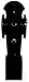 Tornado 2 Black Foosball Men Counter Balanced Pin