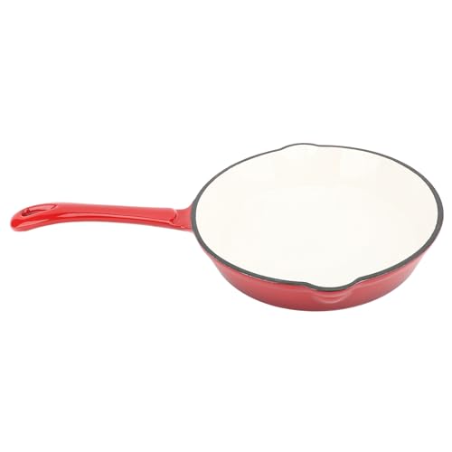 Alomejor Premium Gusseisen-Bratpfanne, Kochgeschirr Zum Braten und Grillen, Geeignet für Alle Arten von (20 cm)