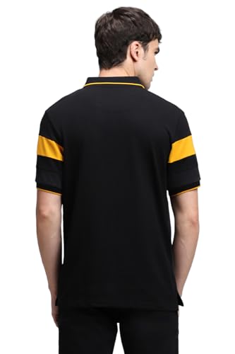 Image of Dennis Lingo Men's Cotton Solid Slim Fit T-Shirt