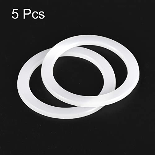 MECCANIXITY-Gasket-Seal-Coffee-Maker-White-Silicone-Ring-Replacement-56x73x33mm-for-6-Cup-Aluminium-Coffee-Pot-Pack-of-5 MECCANIXITY Gasket Seal Coffee Maker White Silicone Ring Replacement 56x73x33mm for 6 Cup Aluminium Coffee Pot Pack of 5