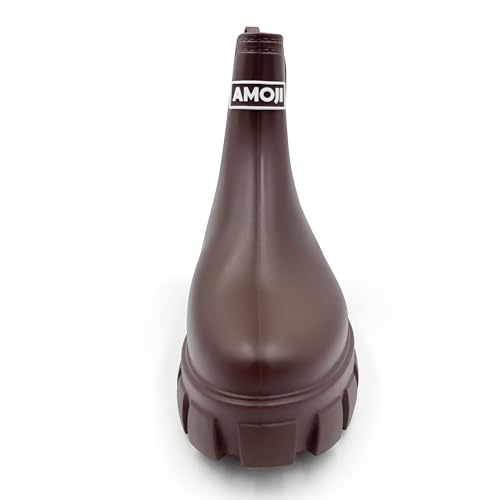 Amoji Unisex Ankle Chelsea Rain Platform Rubber Waterproof Boots 9173