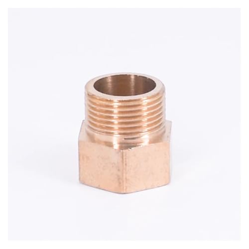 Reductor de latón 1/2 BSP hembra a macho hexagonal para tubería de gas 2