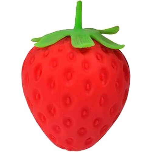 Strawberry Squishy, Strawberry Squishy Sensory Fidget Giant Jumbo Big Slow Rising Stress Ball...