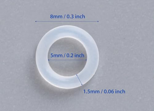 150 piezas amortiguadores de anillo para teclado mecánico miniatura 2