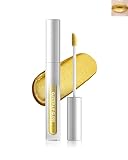 Gold Metallic Liquid Lipstick, Non-Stick Cup Glitter Lip Gloss, High Pigmented Lip Color with Transfer-proof Wear, Long Lasting Waterproof Shimmer Sparkly Lipstick Cosplay Makeup for Women-06