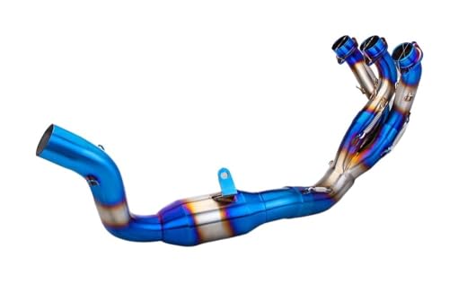 オートバイの排気マフラー MT-09 V3 FZ-09 2021-2023 オートバイ排気管 全車両フロントミッド排気マフラーリンクパイプ