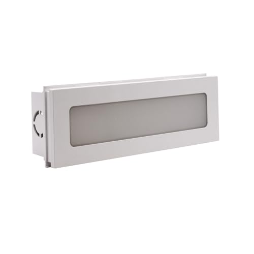 Dopa Dopastore Lampada da Parete Segnapasso da Incasso LED 6W Design Rettangolare con Interno Piatto Tecnologia CCT Integrata per Esterni IP65 (Bianco)