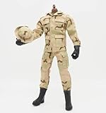 1/6 Scale Brown Uniforms Clothes Soldier for 12