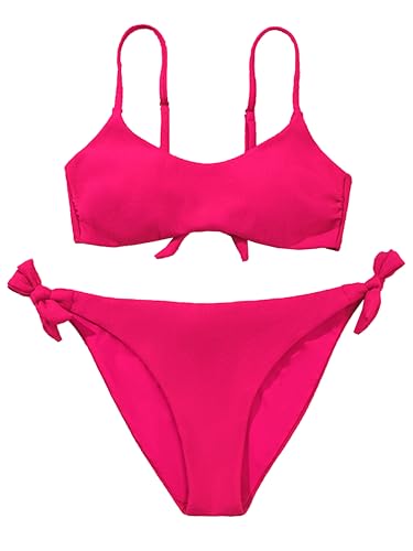 JOPHY & CO. Traje de baño para mujer, talla fuerte, bikini de playa sexy push up acolchado sujetador playa Beachwear Swimwear cód. 8140, 8116-fucsia, XXL