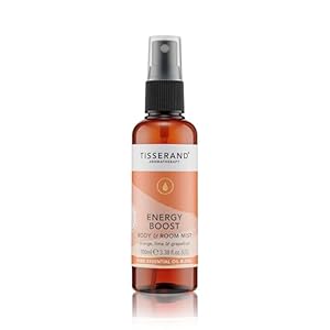 Tisserand – Energy Boost Body & Room Mist,Essential Oil Spray with Orange Lime and Grapefruit,100% Natural Pure Essential Oils,100ml