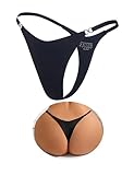 ohmydear Mini Tanga de Mujer con Strass G-String para Mujers Braguitas de Cintura Baja Bragas Brasileñas Tangas T-Back Ropa Interior Tallas Grandes