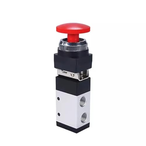 Vanne pneumatique 522TB à bouton poussoir momentané pour commande précise sans électricité - 2