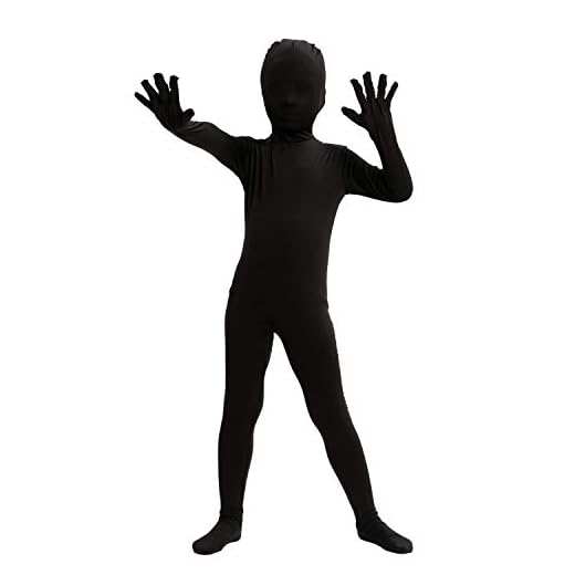 Spooktacular Creations Disfraz de Segunda Piel Negro Unisex Niño