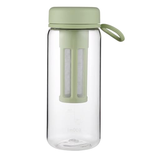 fría – Botella a prueba de fugas con báscula | Suministros de cocina para té y servidor de café, prensa para hacer hielo y tarro de infusión fría