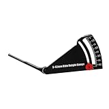 Bequeme fernbedienung: die fernbedienungsfunktion vereinfacht den prozess messung und einstellung fahrzeughöhe und macht ihn benutzerfreundlich, lineal für auto, höhenmesser