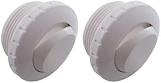 ATIE Pool Spa Slotted Opening Hydrostream Return Jet Fitting with 1-1/2" Inch MIP Thread Replace Hayward SP1419A (2 Pack)