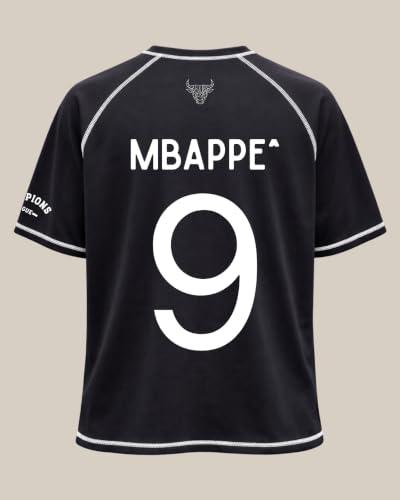 Image of Boys Football Players Jersey T-Shirt | Looper Polyester Sports Wear | Half Sleeve Round Neck Casual for Men